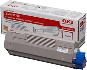 Oki 43872306 Original Magenta Toner For C5650N/5750N/5650DN/5750DN [2,000 Pg] - Picture 1 of 1