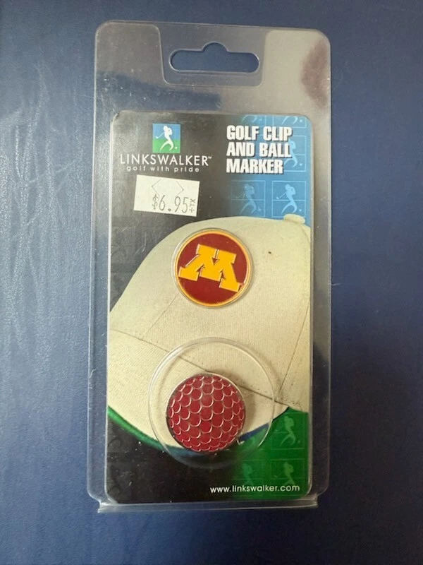 Linkswalker Golf Clip & Ball Marker Minnesota University Gophers New - image 1 of 1