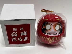 Muñeca Good Luck Takasaki Dharma 590-061 Hecha en Japón Nueva en Caja - Imagen 1 de 4