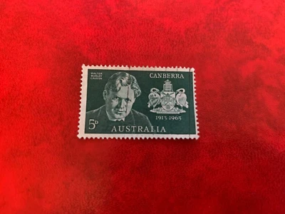 AUSTRALIA 1963 USED WALTER BURLEY GRIFFIN CANBERRA ARMS USA ARCHITECT PICK 1 - Image 1 of 3