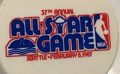 37-й ежегодный Матч всех звезд НБА Сиэтл Легкое Пиво Двусторонний Гибкий Брелок Редкий - Изображение 1 из 4