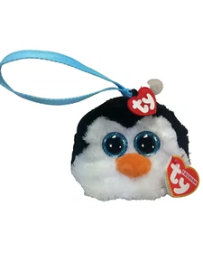 Ty Fashion ~ 'Waddles' ~ Beanie Wristlet Purse (Zippered Pouch) - Picture 1 of 3