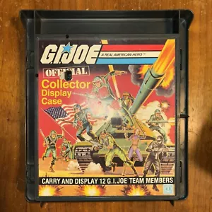 Vintage 1982 Hasbro G.I. Joe Official Collector Vitrine Tragetasche - Bild 1 von 4