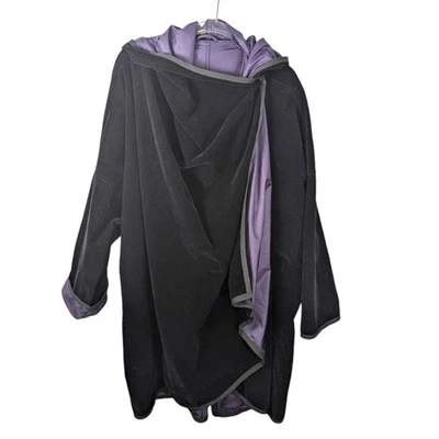 Chaqueta oscilante reversible Mycra Pac terciopelo nailon cortina frontal un botón longitud té Foto 1 de 4