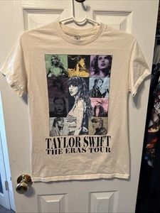 Camisa Taylor Swift The Eras Tour Hombre’s Camisa Marfil Talla Pequeña - Imagen 1 de 2