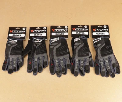 Vittoria Full Finger Mnt.  Guantes de ciclismo negro/gris, pequeños, medianos, grandes, XL, XXL Foto 1 de 2