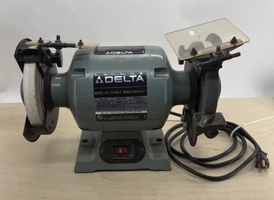 Delta 23-680 6" amoladora de banco 1/4hp 3500rpm 1ph 120V 3.5A 60Hz 1/2" eje (6812) Foto 1 de 4