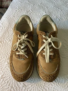 Madewell Kickoff Trainer Sneakers Sport Dot Calf Hair & Nubuck Size 7 - Picture 1 of 8
