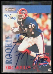 1996 Pro Line II Memorabilia Eric Moulds Rookie Auto /1010 #NNO - Picture 1 of 2