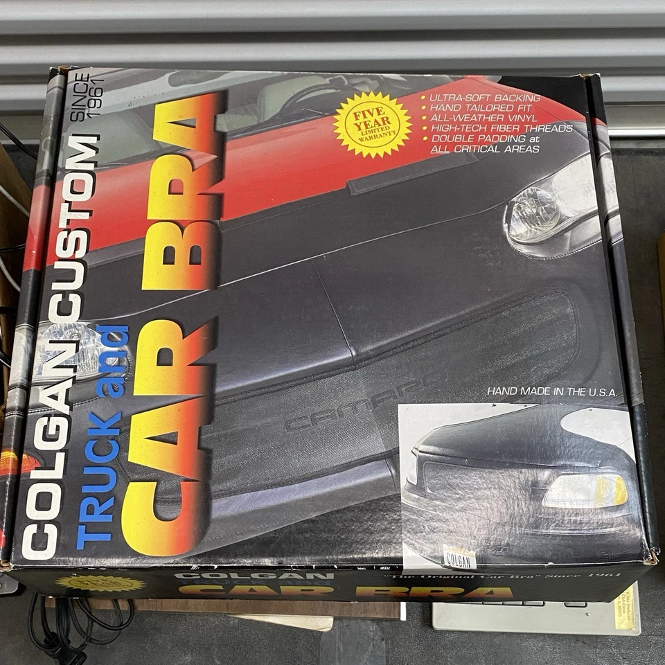 NEAR MINT COLGAN CUSTOM CAR BRA PR 5.1 FOR PORSCHE 356B, 356C - BLACK - Image 1 of 4