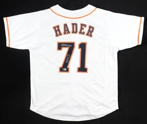 Josh Hader Signed Houston Astros Jersey Inscribed "Haderade" (Beckett) - Picture 1 of 7