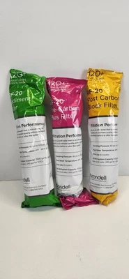 Brondell RF-20 H20+ 3-Pack Replacement Filters - New Sealed Bags - Image 1 of 4