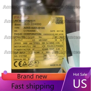 Fanuc A06B-0265-B100 aIS 22/4000 AC SERVOMOTOR ohne Karton, aber unNeuware - Bild 1 von 6