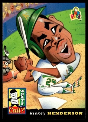 1994 Upper Deck Fun Pack Rickey Henderson Oakland Athletics #213 - Image 1 of 2