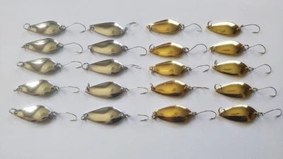 Set di 20 cucchiai, 10 da 2,5 g e 10 da 3,5 g, uniformemente oro e argento, s... - Immagine 1 di 4