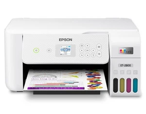 NIB White Epson ECOTANK ET-2800 WiFi Color Printer - Picture 1 of 3