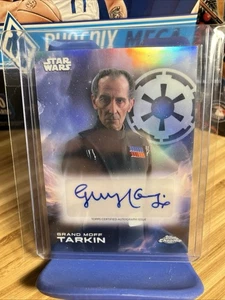 Topps 2025 Chrome Star Wars Grand Moff Tarkin Auto Card - Picture 1 of 2