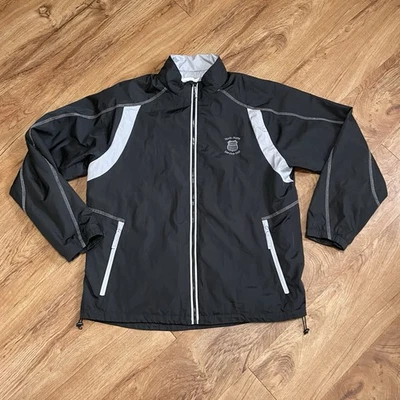 North Platte Service Dept Union Pacific Rail Road 黑色夹克男式大号 UPRR — 第 1/4 张图片