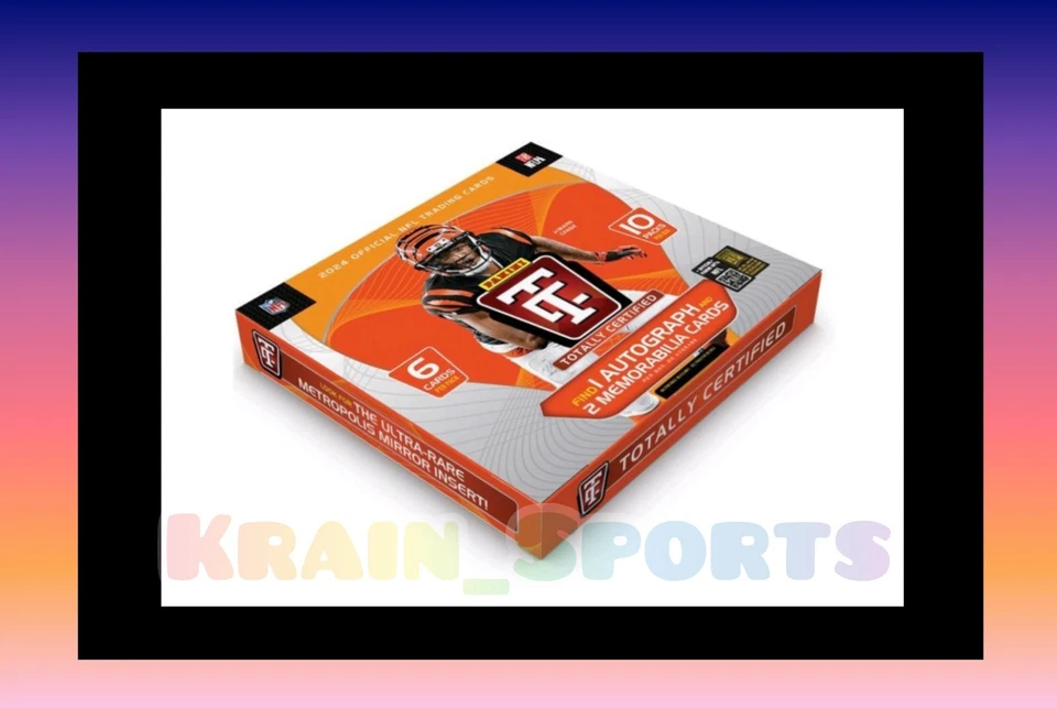 2024-25 NFL Totally Certified Hobby PREMIUM BOX - 1 AUTO + 2 MEM - NEW/SEALED - Image 1 of 1
