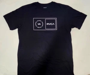RVCA "ANP  BALANCE OF OPPOSITES" T-shirt LG RARE DESIGN..BLACK - Picture 1 of 2