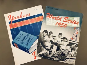 1950 World Series Programme (2) Philadelphia Phillies vs NY Yankees DiMaggio - Bild 1 von 18