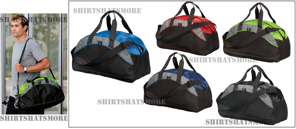 Bolso de Gimnasio Color Block Mediano Lona Contraste Entrenamiento Armario Bolso de Mano Llevar Viaje  Foto 1 de 1