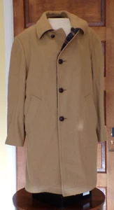 Vintage 1960s / 70s ZERO KING Wool/Nylon Car Coat Plaid Inside USA Men's Size 40 - Picture 1 of 17