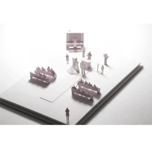 TERADA MOKEI 1/100 ARCHITECTURAL MODEL ACCESSORIES SERIES No.33 Wedding / Chapel - Imagen 1 de 8