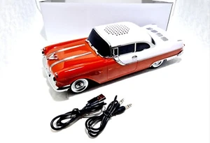 Modellino Auto Retro Cassa WSTER Wireless Bluetooth Speaker with TF USB FM Music - Zdjęcie 1 z 3