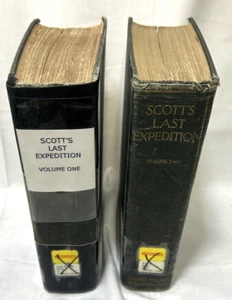 Scott Robert F. Scott's Last Expedition 2 Vols 1913 Dodd Mead Ex-Library - Picture 1 of 9