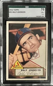 1952 Topps Set Break #83 Billy Johnson - SGC 5.5 -EX+ - Picture 1 of 2