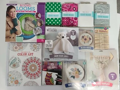 Arts And Crafts Bundle - Fabric - Loom - Coloring & More - Image 1 of 4