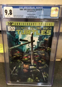 TEENAGE MUTANT NINJA TURTLES 30TH ANN SPECIAL #NN CGC 9.8 RI COVER TMNT 2014 - Picture 1 of 2