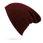 Multi-Color Mens Women Unisex Slouch Baggy Winter Warm Ski Rib Knit Beanie Hat R