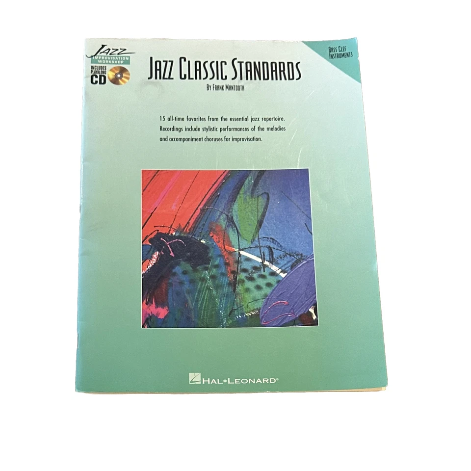 Jazz Classic Standards By Frank Mantooth 15 Jazz Songs For Bass Clef Instruments - Image 1 of 1
