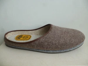 Felt Slippers For Men Brown - Picture 1 of 6