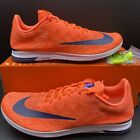 Nike Zoom Streal Lt Spike-Flat Aq3610-800 Track & Field Men Size 11 Bright Mango