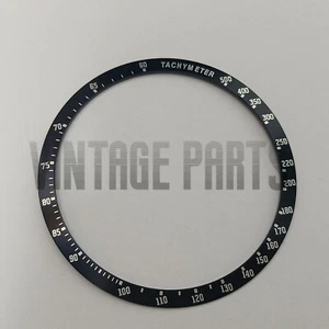 Bisel negro inserción apto para reloj cronógrafo Skx 6138-0040 cabeza de toro - Imagen 1 de 3