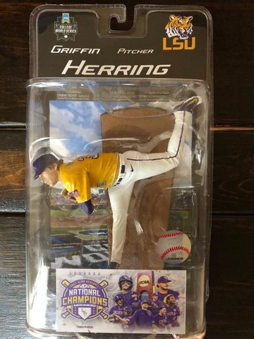 LSU baseball championship customized action figure of Griffen Herring Cover