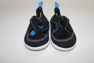 Zapatos de agua Speedo para niños pequeños/infantes talla S5/6 malla negra Foto 1 de 4