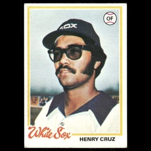 1978 Topps - Henry Cruz #316 Chicago White Sox ⚾ Baseball Card - Picture 1 of 3