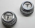 Vintage Lot Of 2 Toyota Wheel Center Caps 3 1/4" Wide 1 3/4" Tall P/N's 332