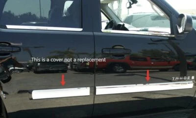 Para Chevy Tahoe/GMC Yukon 10-14 carrocería moldura lateral 4,25" ancho completo 4 piezas Foto 1 de 2