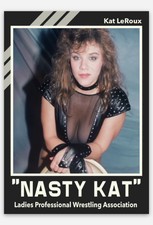 NASTY KAT LEROUX VALET MANAGER DIVA CUSTOM MADE RETRO STYLE ART CARD