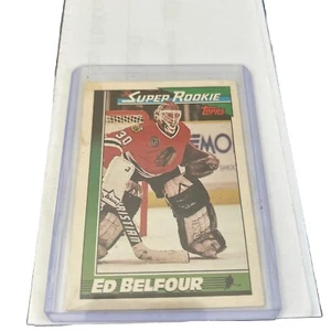 1991-92 Topps - #4 Ed Belfour - Picture 1 of 2