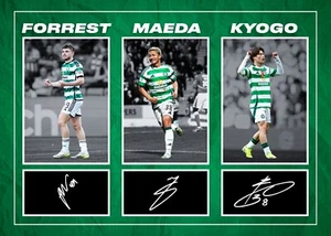 Equipo Celta - The Bhoys 2024/5 Firmado Autógrafo Preimpresión A4 FOTO Regalo Impresión - Imagen 1 de 5