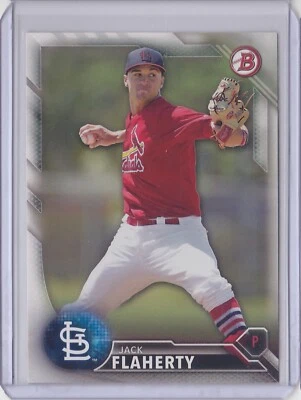 Jack Flaherty - 2016 Bowman Prospect #BP89 - St. Louis Cardinals - Image 1 of 2