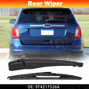 Rear Window Windshield Wiper Arm & Blade Set for Ford 2007-2014 Edge 9T4Z17526A - Foto 1 di 22