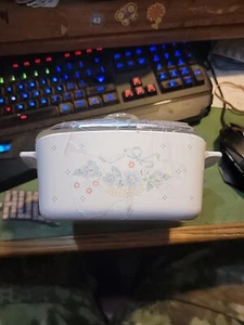 Corningware A-1  1/2-B, 1.5 Liter Baking Dish Country Cornflower Casserole Pan - Picture 1 of 8