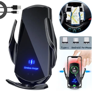 Smart Sensor Car Phone Wireless Charger,15W Fast Charging Auto- ing Holder - Picture 1 of 26